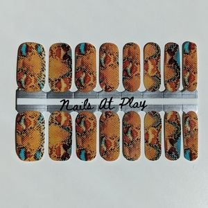 5 for $15 Nail Wraps- Snake Skin